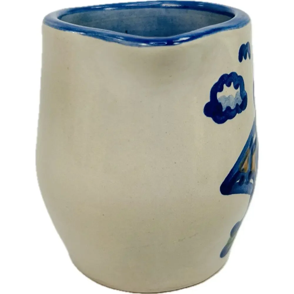 M A Hadley Pottery CLIPPER SHIP 1 Pint Pitcher 5.25
